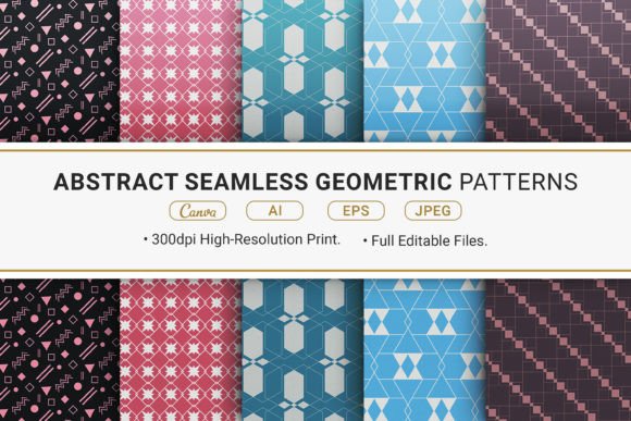 5 Abstract Seamless Geometric Patterns: A Comprehensive Evaluation