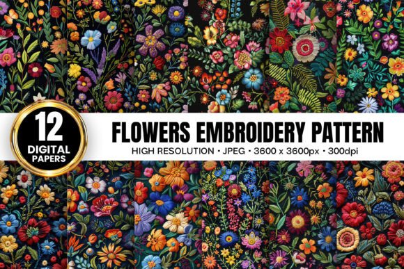 Botanical Flowers Embroidery Patterns: A Practical Evaluation for Digital Creators