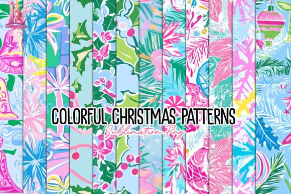 Colorful Christmas Patterns Clipart PNG: Elevating Your Holiday Creativity