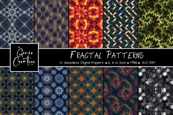 Fractal Seamless Patterns Set: Unlocking Infinite Creative Possibilities