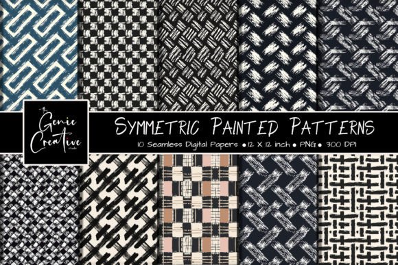 Maximizing Creativity with the Symmetric Painted Seamless Patterns Set for Diverse Projects