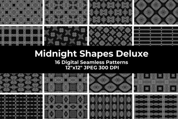 Midnight Shapes Black White Patterns: A Comprehensive Evaluation