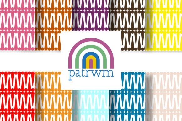 Seamless Abstract Chevron Patterns