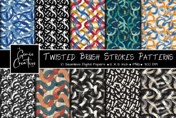 Twisted Paint Strokes Seamless Patterns: A Practical Guide for Creative Professionals