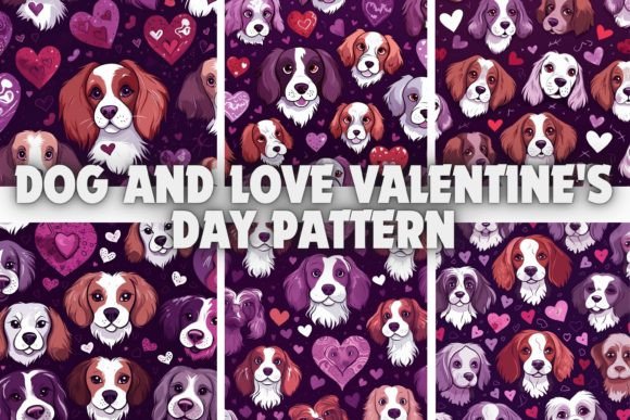 Unleash the Romance: Why Dog and Love Valentine's Day Patterns Are the Ultimate Design Trend