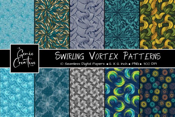 Unlock Your Creativity with Swirling Vortex Seamless Patterns: The Ultimate Guide to Digital Paper Design