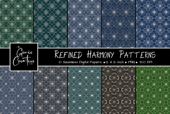 Unlocking Creative Potential with the Refined Harmony Seamless Patterns Set