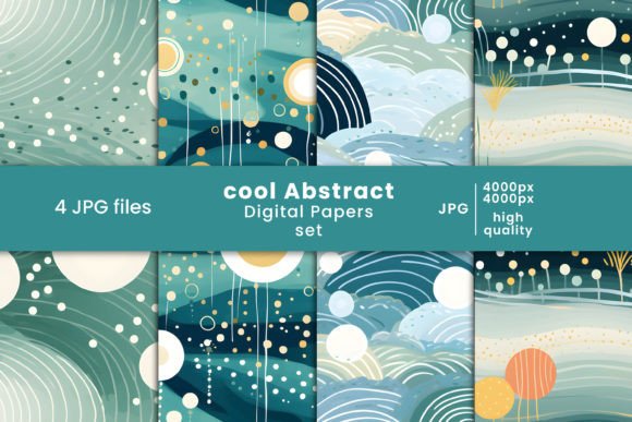 Unlocking Visual Potential with Cool Abstract Digital Paper and Patterns