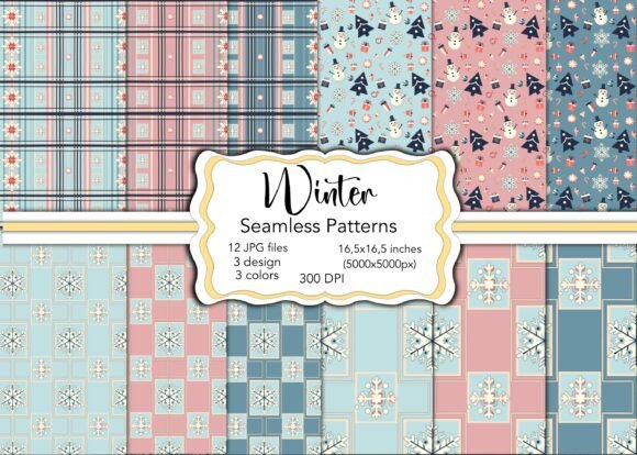 Winter Seamless Patterns Set: The Ultimate Resource for Holiday Creativity